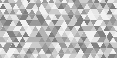 Abstract geometric background vector seamless technology gray and white background. Abstract geometric pattern gray Polygon Mosaic triangle Background, business and corporate background.