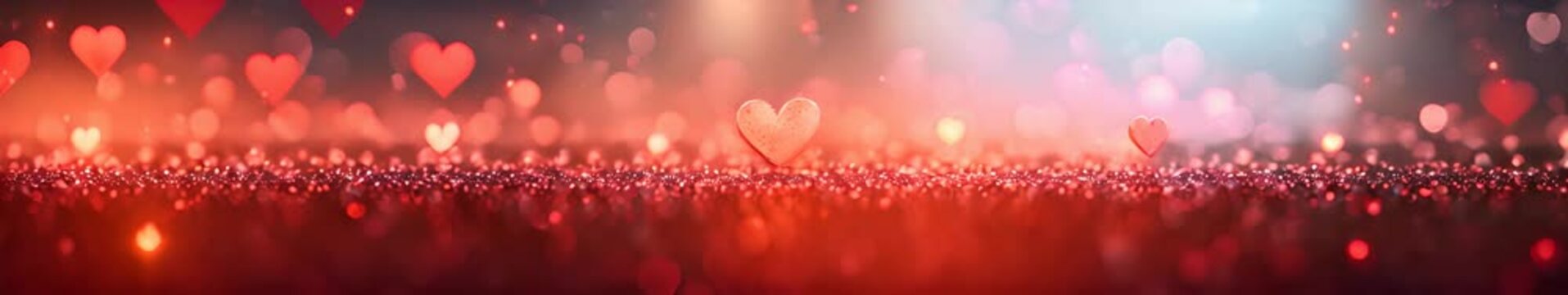 Romantic Banner with Hearts for Valentine, Dating, or Erotic Websites. Passionate Love and Intimacy Concept. Beautiful Design for Relationships, Sensual Moments, and Affectionate Connections. 