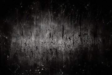 Abstract background of vintage dust effects on dark background with small grains. Dust on dark background. Granulation and overlapping effect.