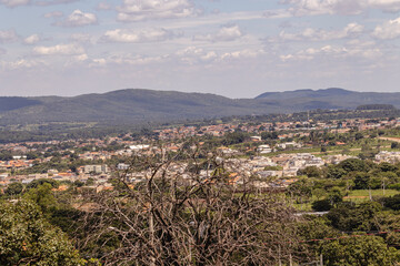 Fototapeta na wymiar vista panorâmica da cidade de Paracatu, Estado de Minas Gerais, Brasil