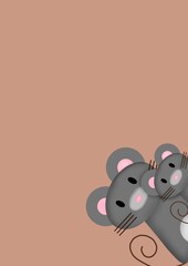 Rat and brown collar  