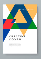 Colorful colourful vector abstract creative design covers concept. Minimalist simple colorful poster for banner, brochure, corporate, website, report, resume, and flyer