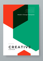 Colorful colourful vector creative design abstract shapes cover. Minimalist simple colorful poster for banner, brochure, corporate, website, report, resume, and flyer