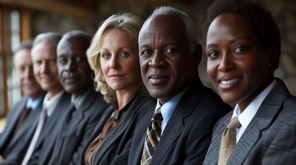 Diverse Group of Business Leaders Portrait - obrazy, fototapety, plakaty