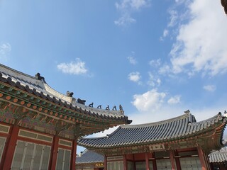 Obraz premium Korean traditional palace