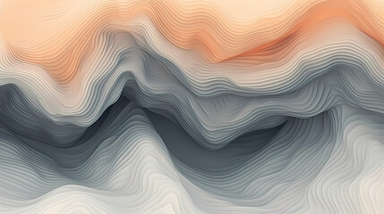 Obraz premium Abstract line art background, technological background