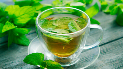 cup of green tea