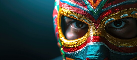 Mexican wrestling mask photo