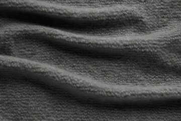 Highly detailed grey wool fabric