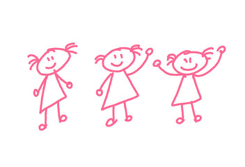 illustration of kids