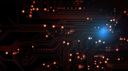 Obraz premium New future technology concept abstract white background for business solution