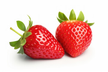 Strawberry fruit isolated on white background