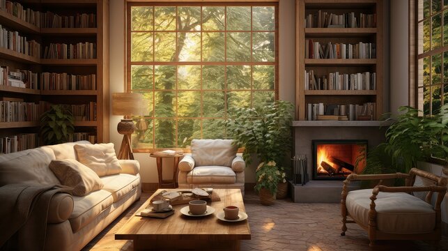 Interior House Home Background Illustration Exterior Architecture, Design Decor, Real Estate Interior House Home Background