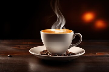 Obraz premium Isolated white espresso