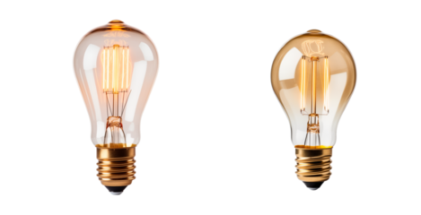 PNG Set of bulb isolated on transparent background