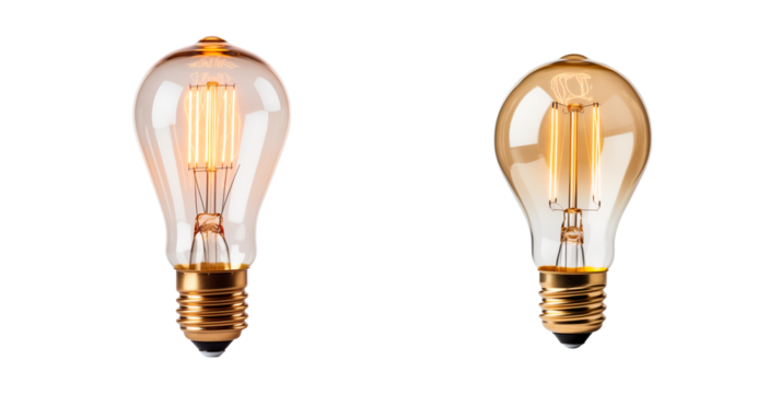 PNG Set of bulb isolated on transparent background