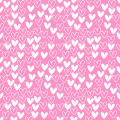 seamless pattern with hearts