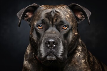 Picturing a purebred Presa Canario dog