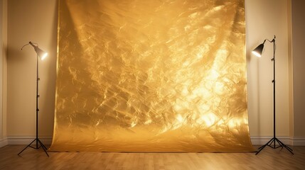 luxury sheet gold background illustration elegant shimmering, lustrous gilded, opulent radiant luxury sheet gold background