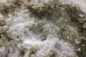 Celestine mineral texture of crystals, citrine semigem geode crystals geological mineral isolated