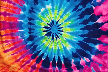 Abstract patterns created with tie dye
