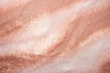 Fototapeta premium White background with rose gold sparkle