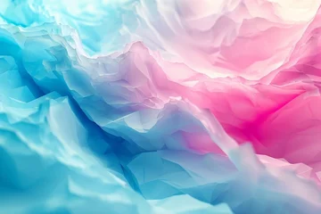 Gordijnen ピンクと水色の抽象的な背景, Generative AI © Design Dynasty