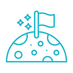 Moon Landing Icon