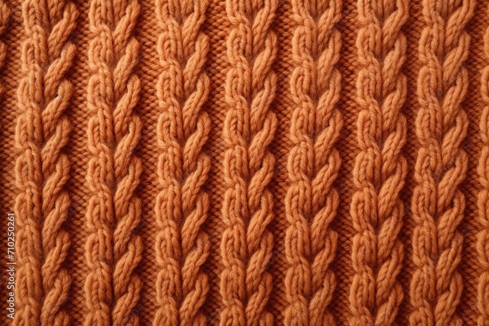 Canvas Prints Closeup of patterned warm sweater made of knitted wool or cashmere texture on a background