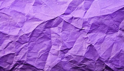 The purple crumpled paper background.