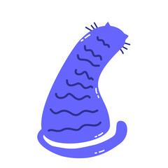 Funny Abstract Cat Illustration 5