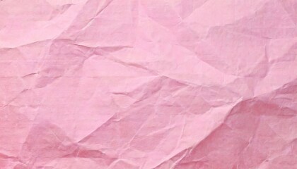 The pink crumpled paper background.