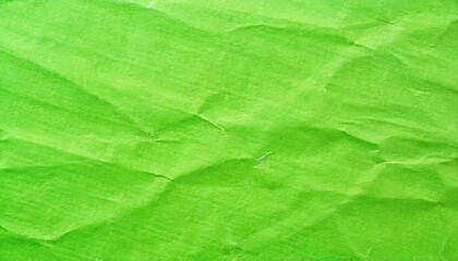 The green crumpled paper background.