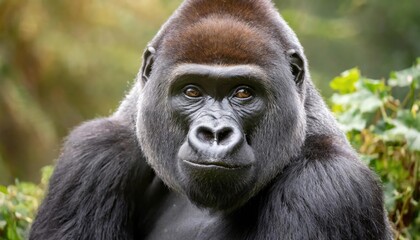 Obraz premium The close up of the Gorilla.