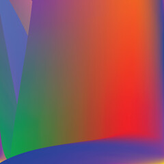 Abstract gradient background with vivid coloring. Smooth red banner