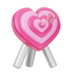 Love Board Arrow Target 3D Icon