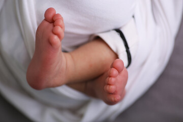Newborn soft baby feet body part delicate motherhood 
