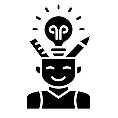 Fototapeta premium Creativity Icon
