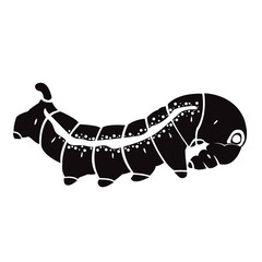 Caterpillar isolated on transparent background. Insect.