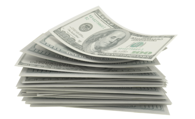 dollars 100 stack pile money