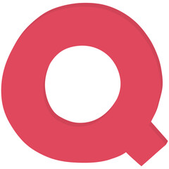 Red letter q