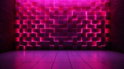 Gradient Mesh Wall transitioning from tangerine design