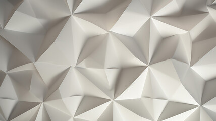 Luminous Paper Wall with a delicate origami structure texture - obrazy, fototapety, plakaty