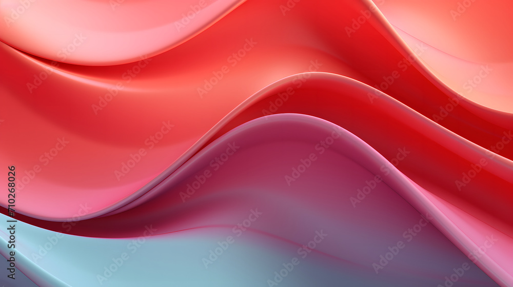 Poster a seamless abstract soft color texture background featuring elegant swirling curves in a wave patter