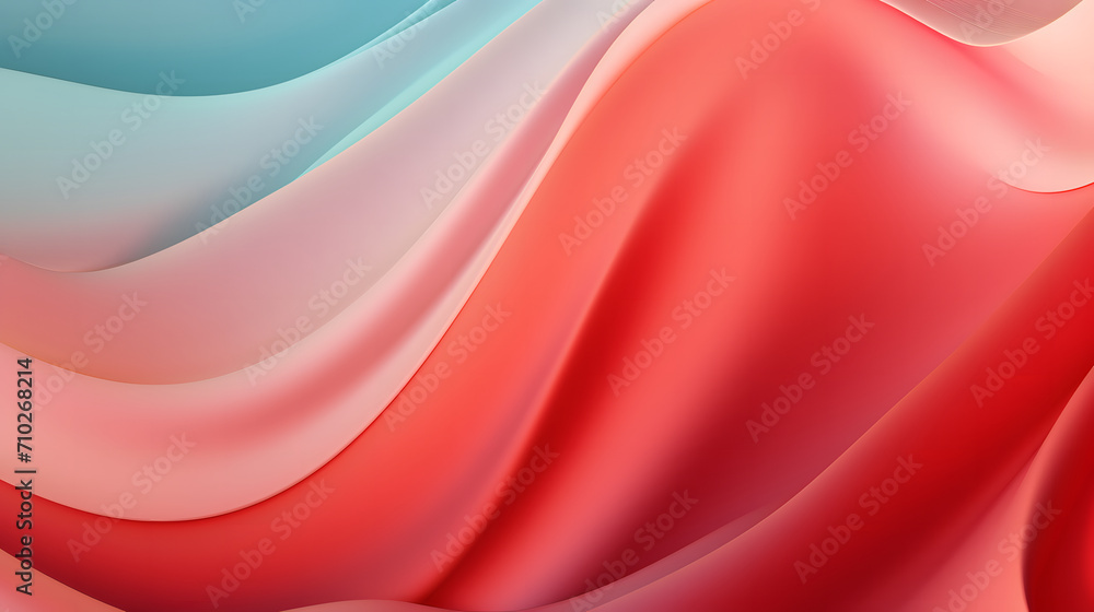Poster a seamless abstract soft color texture background featuring elegant swirling curves in a wave patter
