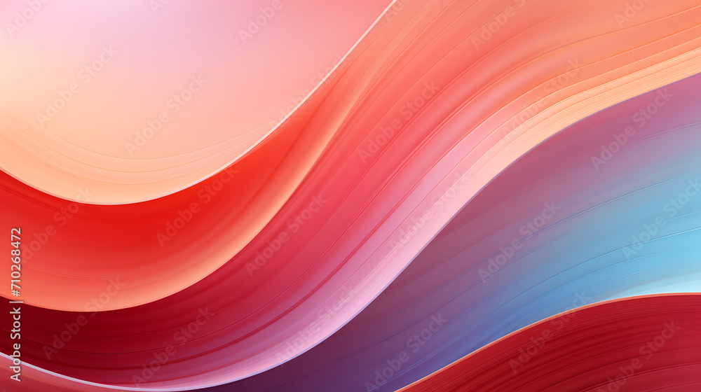 Poster a seamless abstract soft color texture background featuring elegant swirling curves in a wave patter