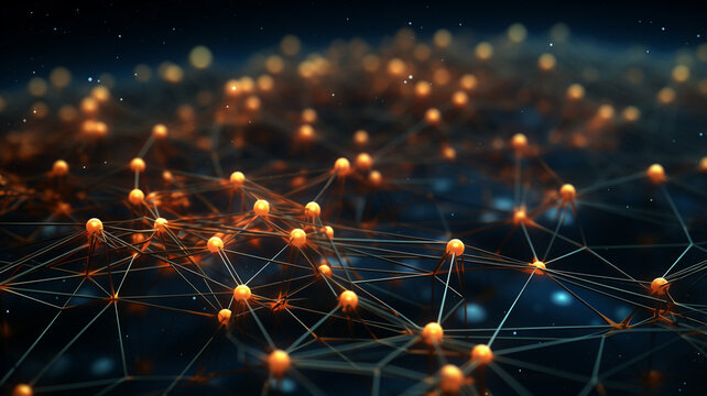 Supply Chain Management Network A 3D visualization design
