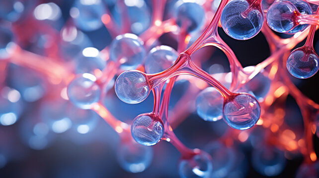 Receptor-Ligand Dance A close-up of a receptor and illustration