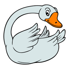 swan vector illustration