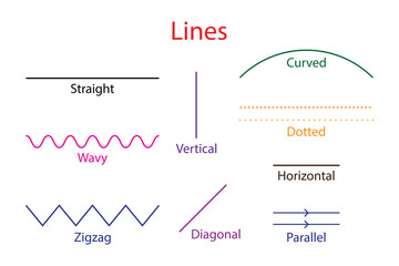Line art vertical and horizontal definition.
